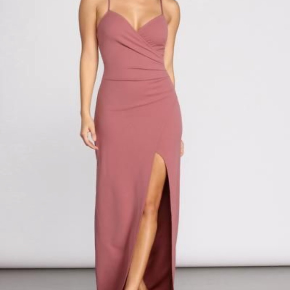 daya crepe wrap skirt dress windsor- NEW WITH TAGS!